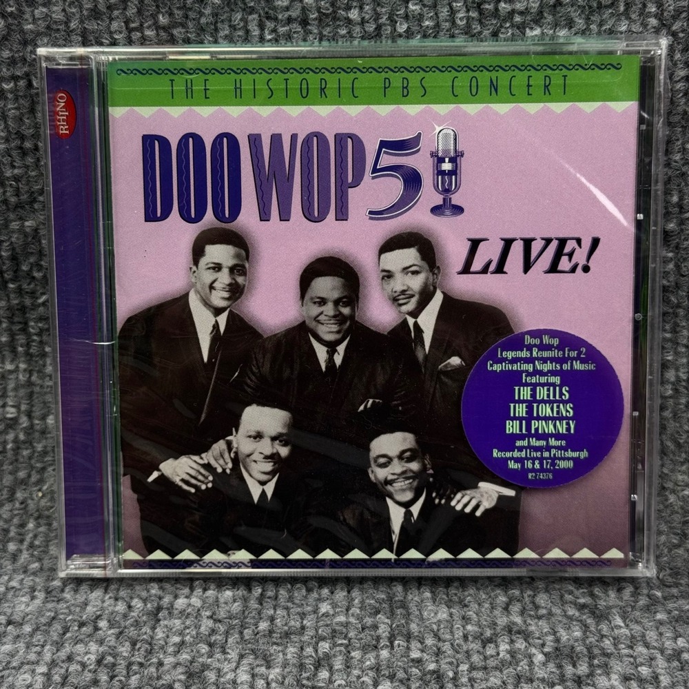 Doo Wop 51 Live! The Historic PBS Concert CD Rhino 2001 Various Artists R2 74376